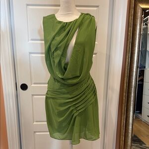 green emerald velvet dress Suki Metallic Knit Maxi Dress / Pastel Green | Meshki
